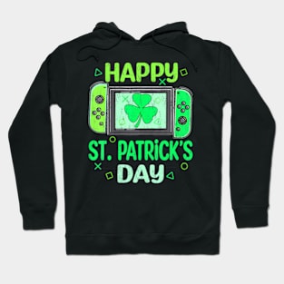 Video Shamrock  St Patrick's Day Men Hoodie